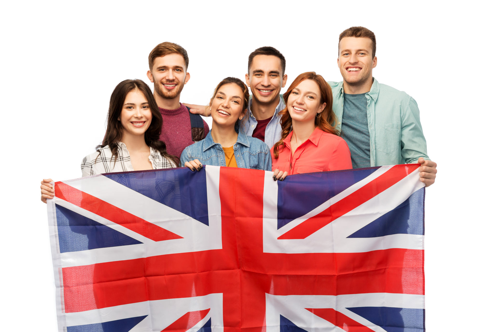 jovenes-estudiantes-sujetando-bandera-inglesa